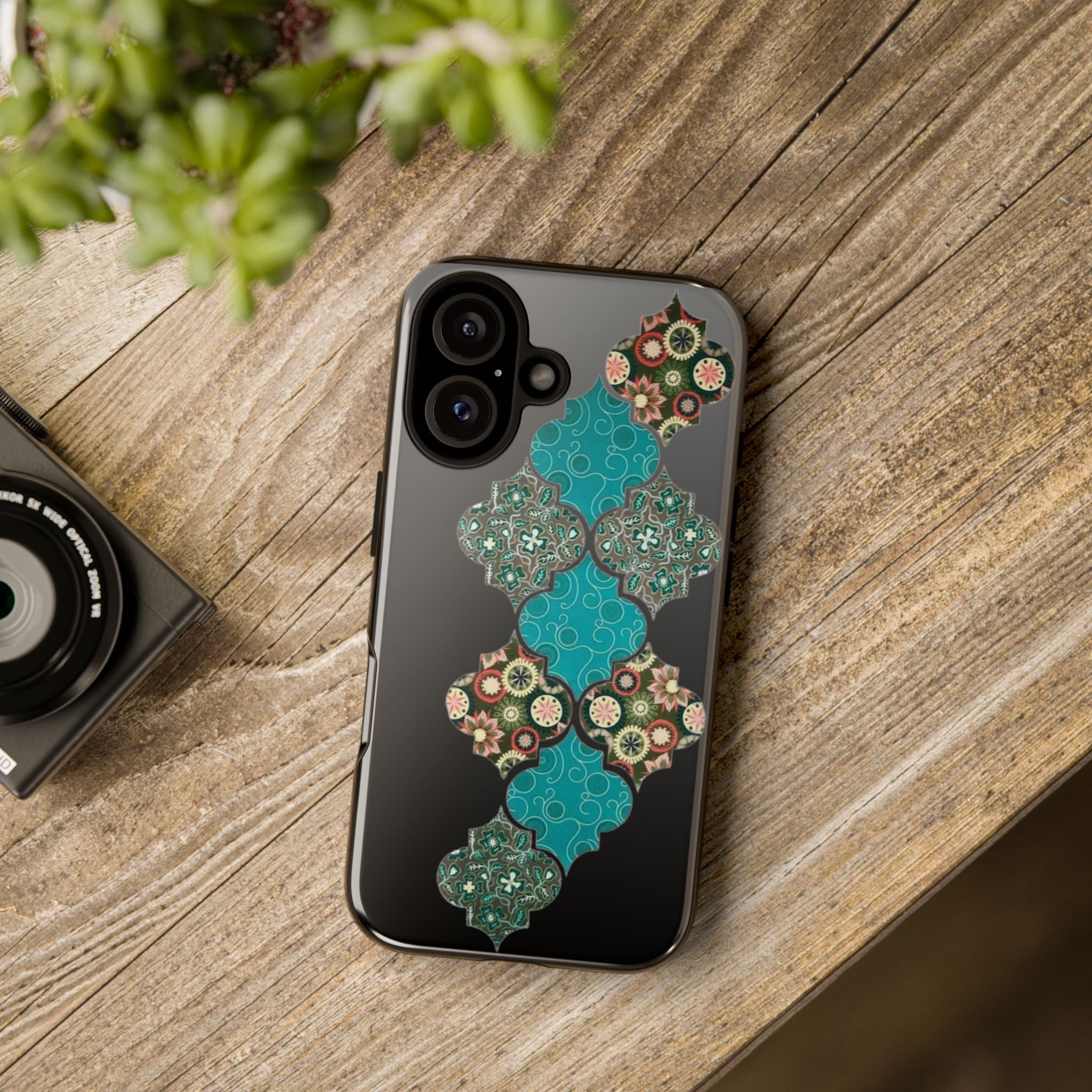 Stylish Phone Case, Bohemian Patterned Phone Cover, Protective Case for Phones, Gift for Her, Trendy Tech Accessories