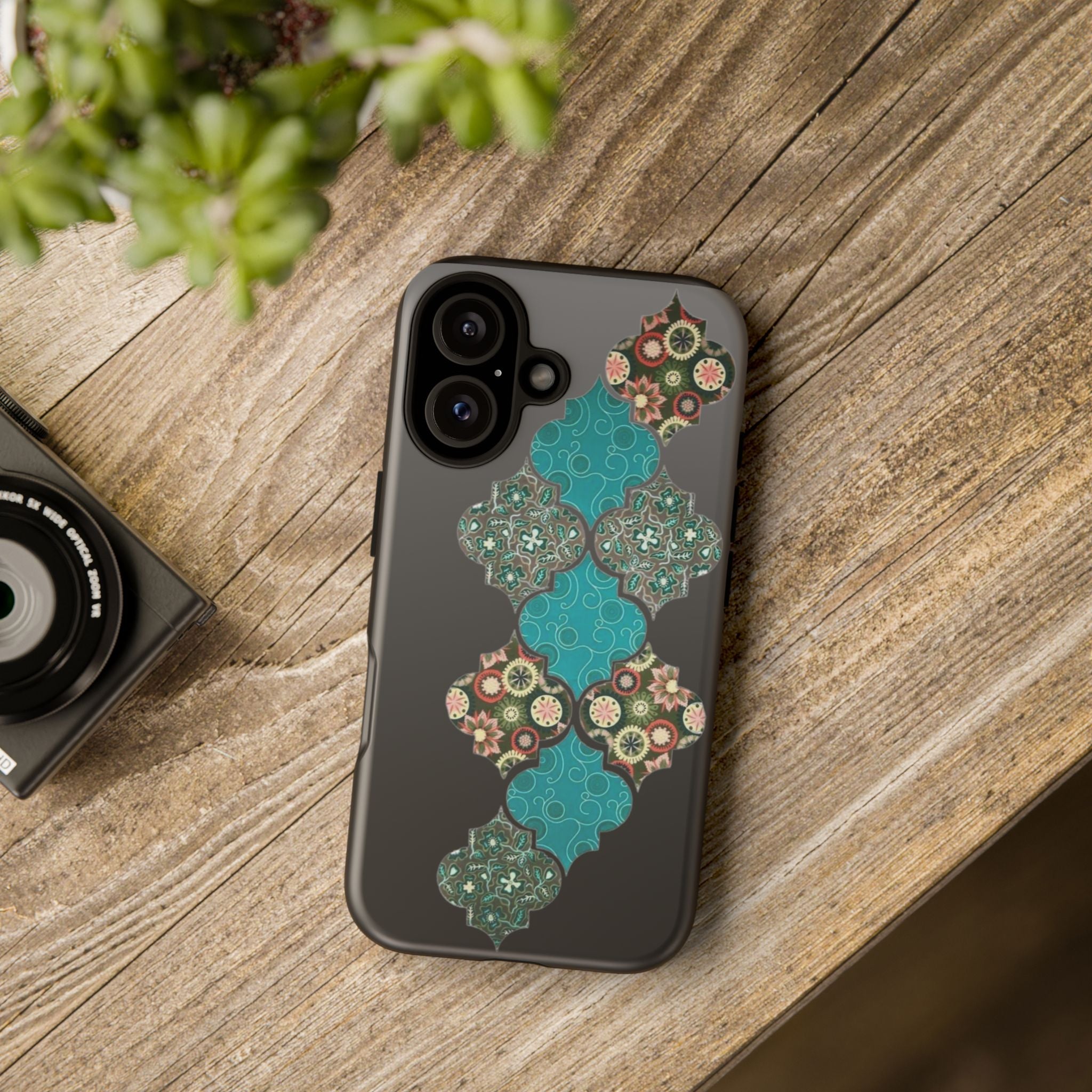 Stylish Phone Case, Bohemian Patterned Phone Cover, Protective Case for Phones, Gift for Her, Trendy Tech Accessories