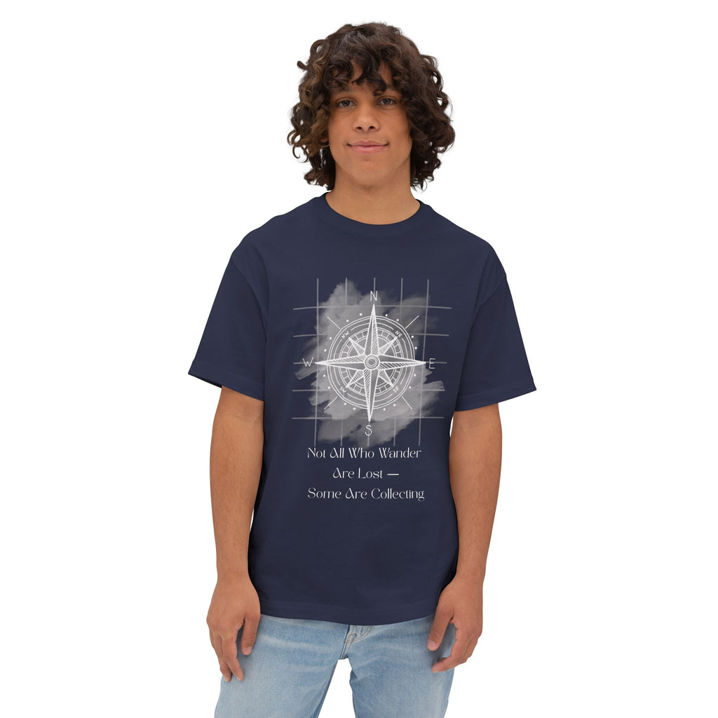 Luxury Cotton Torchbearer Unisex Tee | Sable Atlas, Oversized Boxy T-Shirt, Heritage Cotton Shirt, Unisex Tee, Boxy Comfort Fit