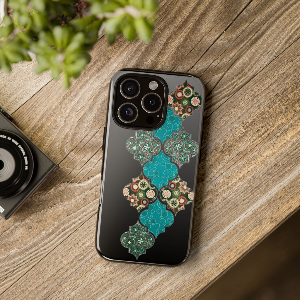 Stylish Phone Case, Bohemian Patterned Phone Cover, Protective Case for Phones, Gift for Her, Trendy Tech Accessories