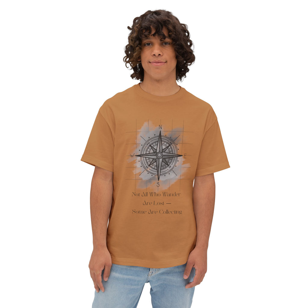 Luxury Cotton Torchbearer Unisex Tee | Sable Atlas, Oversized Boxy T-Shirt, Heritage Cotton Shirt, Unisex Tee, Boxy Comfort Fit