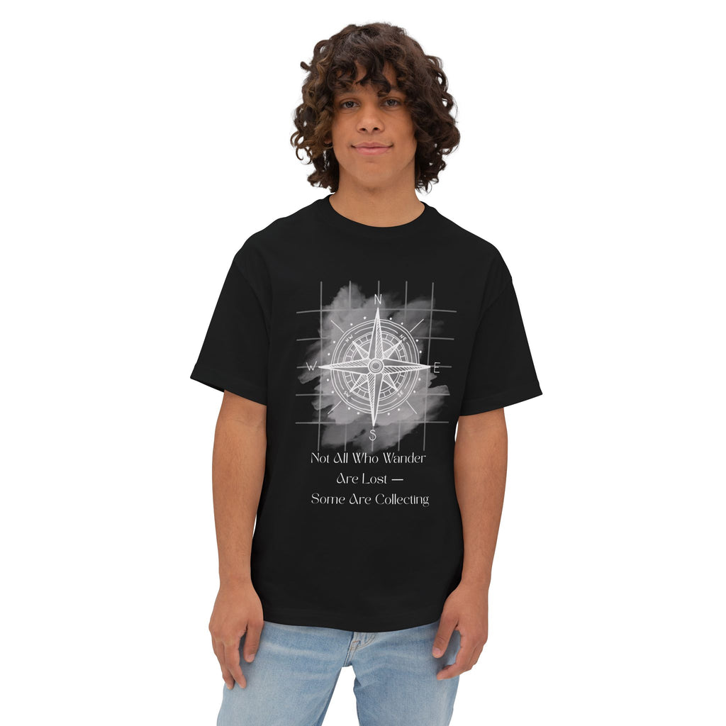 Luxury Cotton Torchbearer Unisex Tee | Sable Atlas, Oversized Boxy T-Shirt, Heritage Cotton Shirt, Unisex Tee, Boxy Comfort Fit
