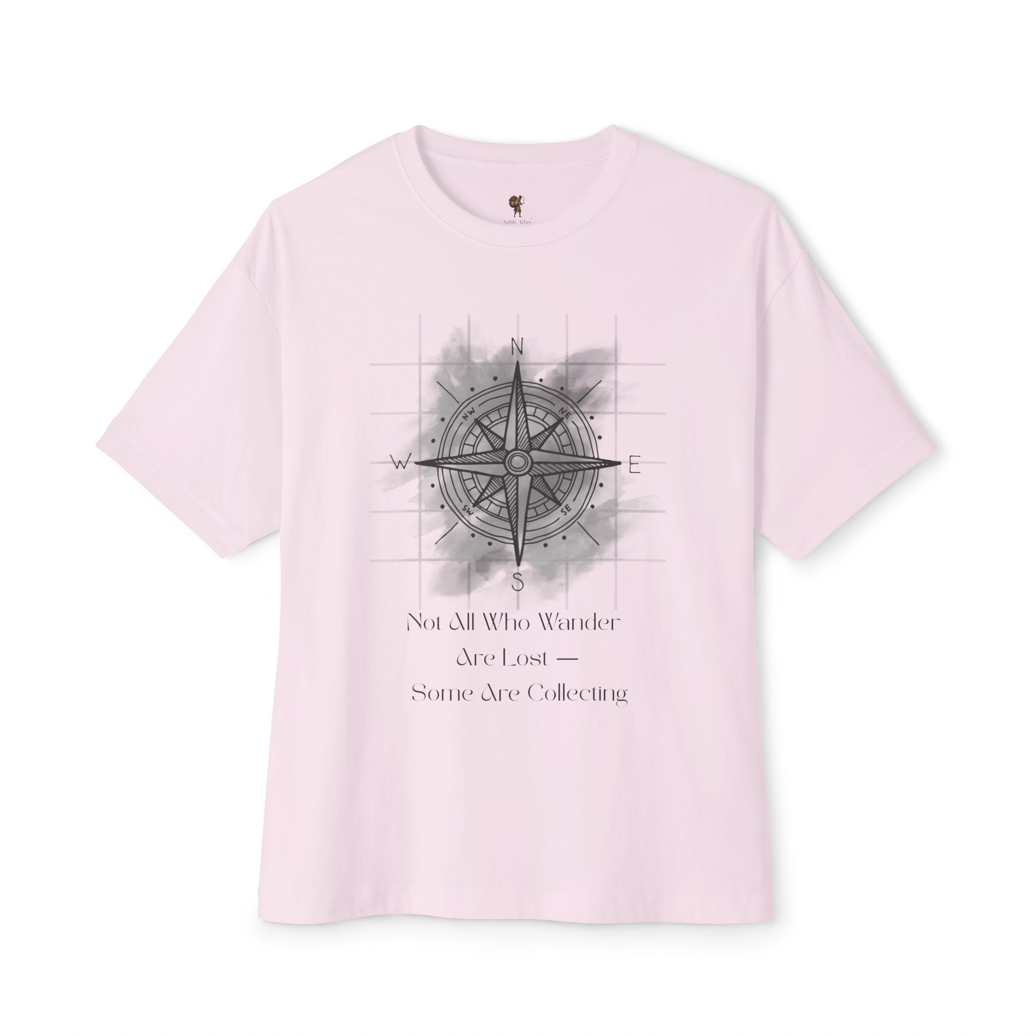 Luxury Cotton Torchbearer Unisex Tee | Sable Atlas, Oversized Boxy T-Shirt, Heritage Cotton Shirt, Unisex Tee, Boxy Comfort Fit