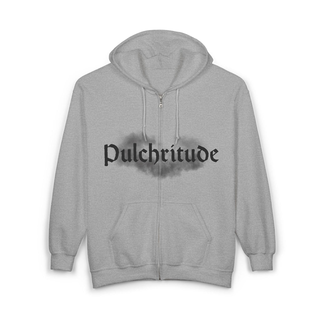 Chic Pulchritude Hoodie - Unisex Heavy Blend Full Zip Sweatshirt, Trendy Outerwear, Gift for Friends, Stylish Wardrobe Essential, [...]