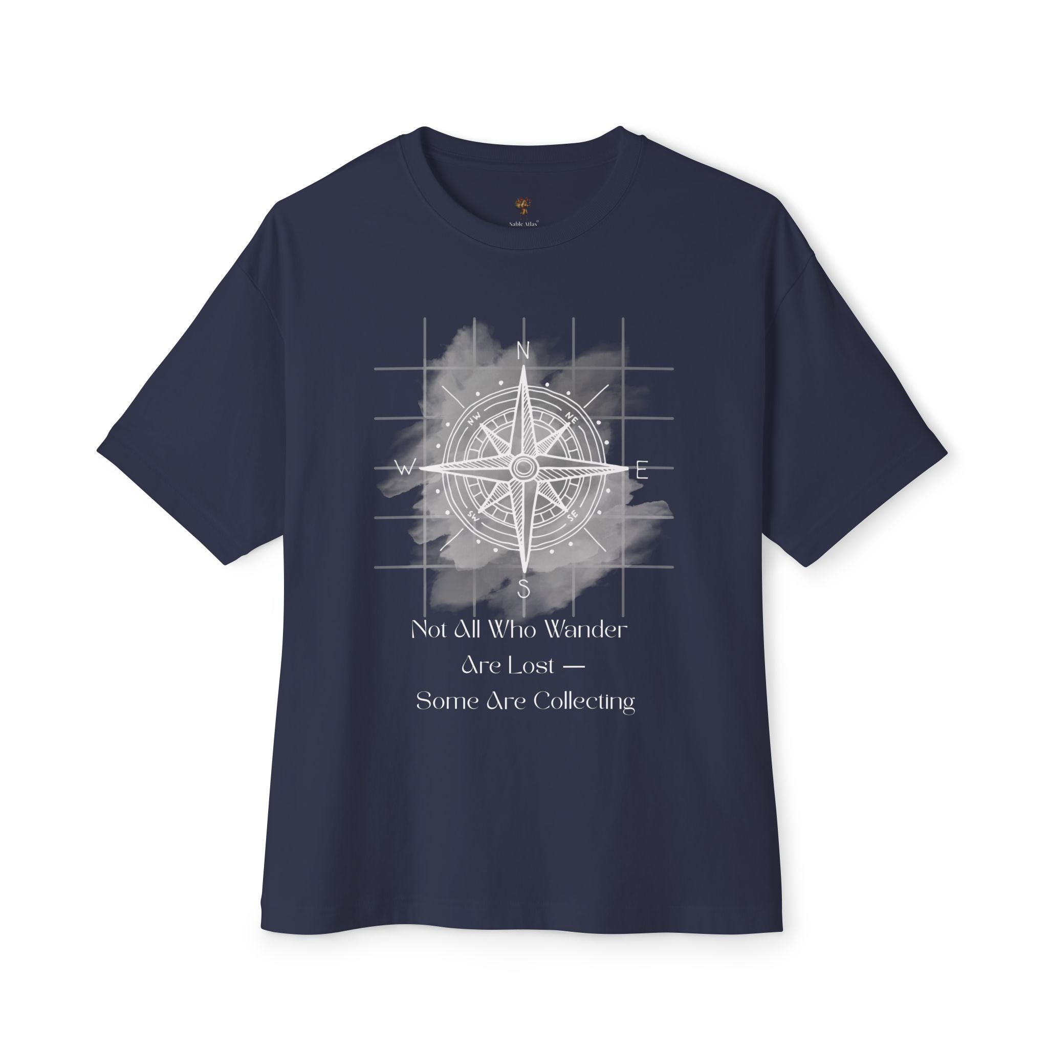 Luxury Cotton Torchbearer Unisex Tee | Sable Atlas, Oversized Boxy T-Shirt, Heritage Cotton Shirt, Unisex Tee, Boxy Comfort Fit