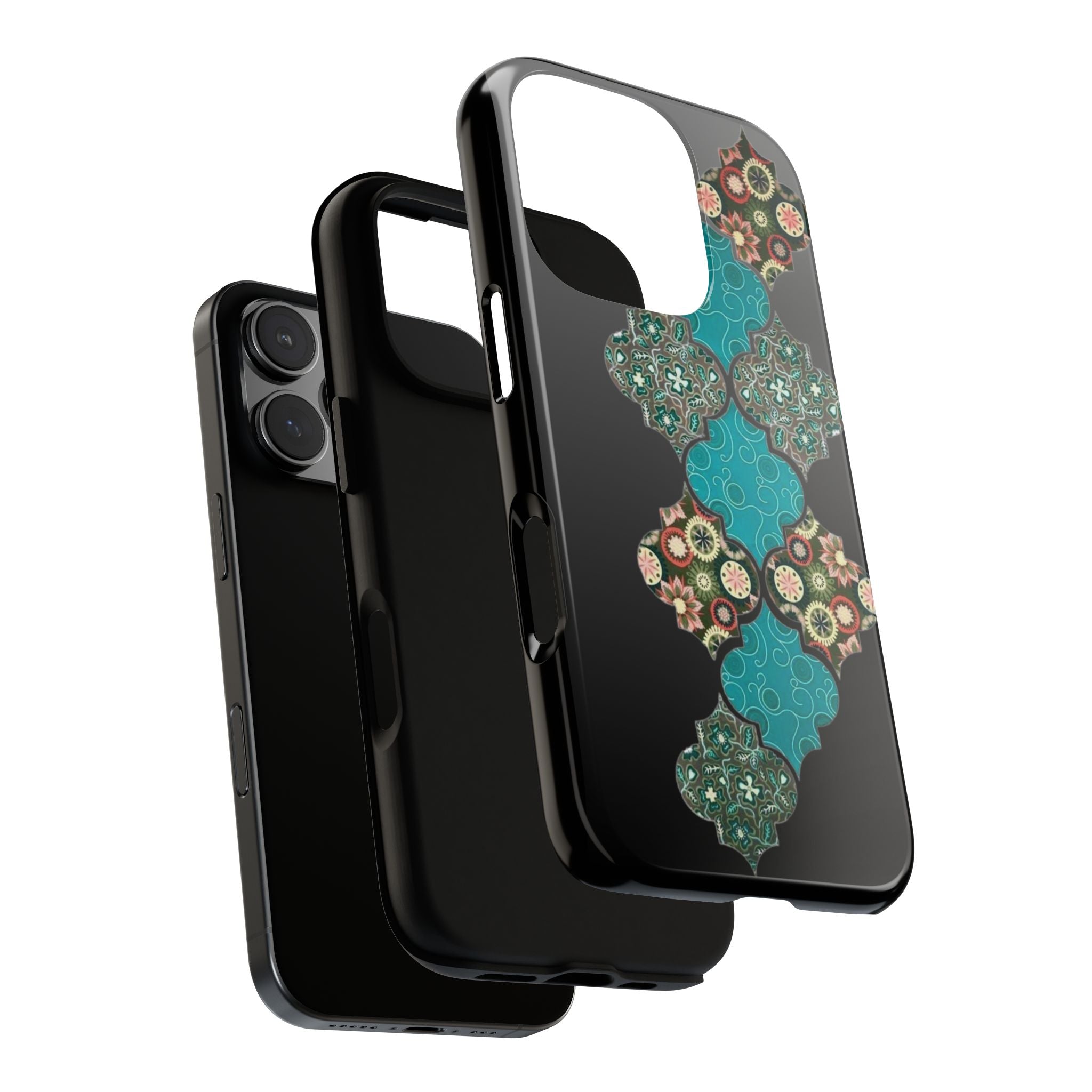 Stylish Phone Case, Bohemian Patterned Phone Cover, Protective Case for Phones, Gift for Her, Trendy Tech Accessories