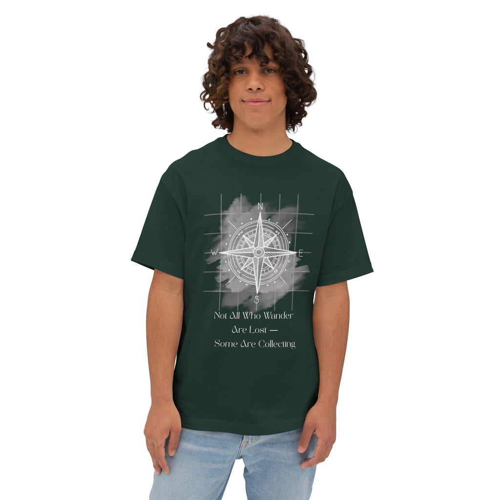 Luxury Cotton Torchbearer Unisex Tee | Sable Atlas, Oversized Boxy T-Shirt, Heritage Cotton Shirt, Unisex Tee, Boxy Comfort Fit