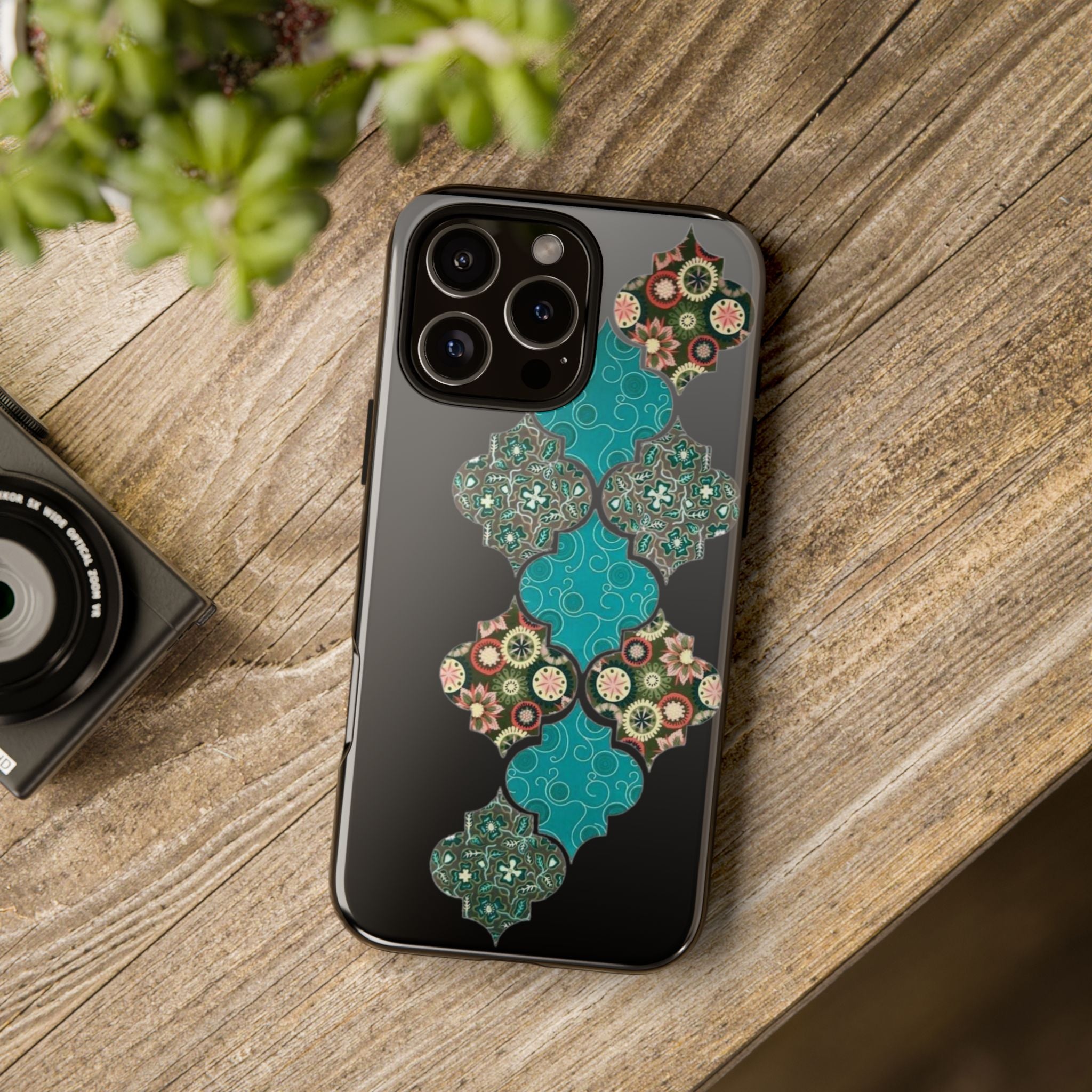 Stylish Phone Case, Bohemian Patterned Phone Cover, Protective Case for Phones, Gift for Her, Trendy Tech Accessories