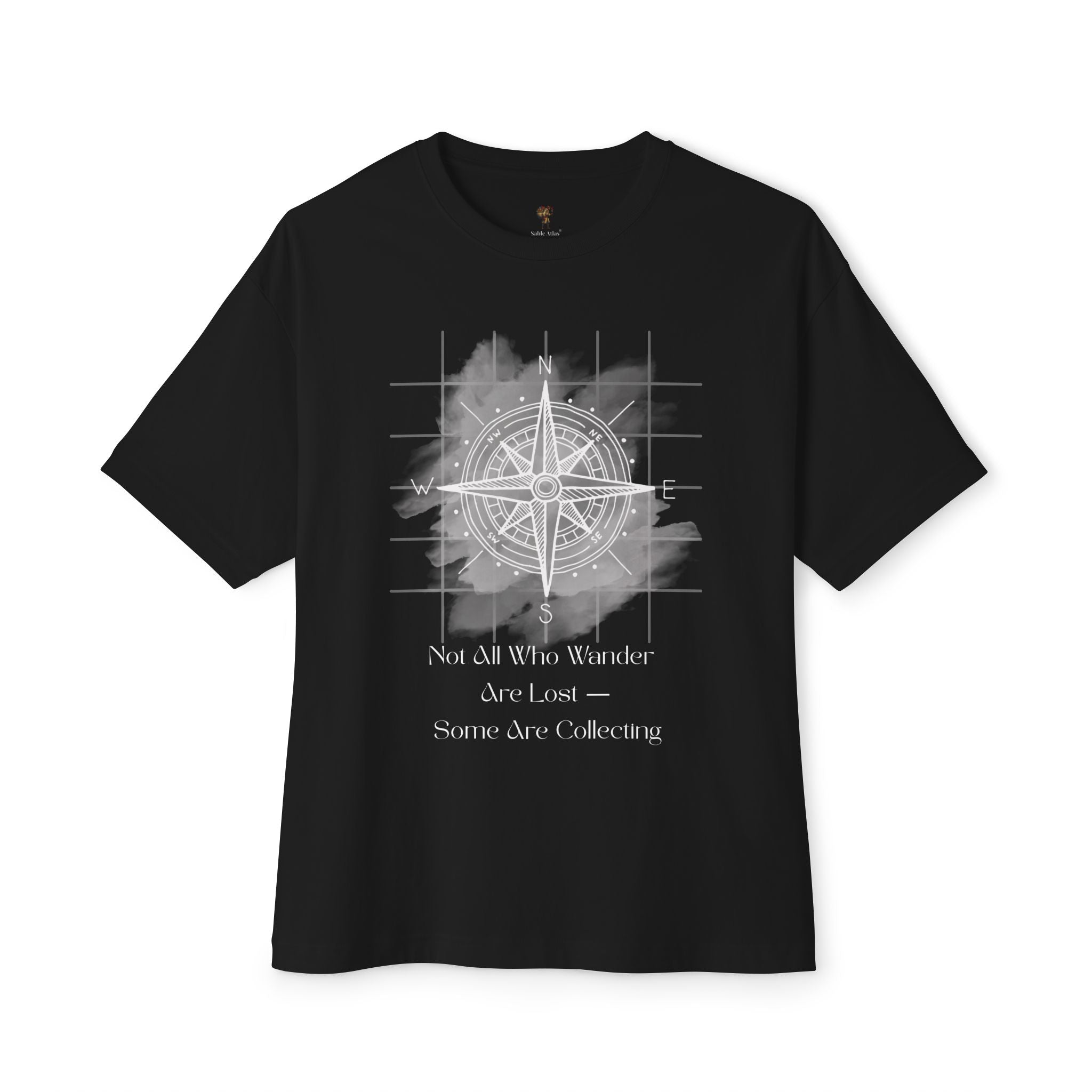 Luxury Cotton Torchbearer Unisex Tee | Sable Atlas, Oversized Boxy T-Shirt, Heritage Cotton Shirt, Unisex Tee, Boxy Comfort Fit